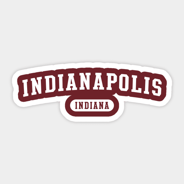 Indianapolis, Indiana Sticker by Novel_Designs